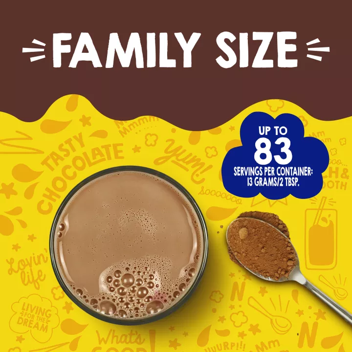 Chocolate Flavored Powder 38 oz. Canister