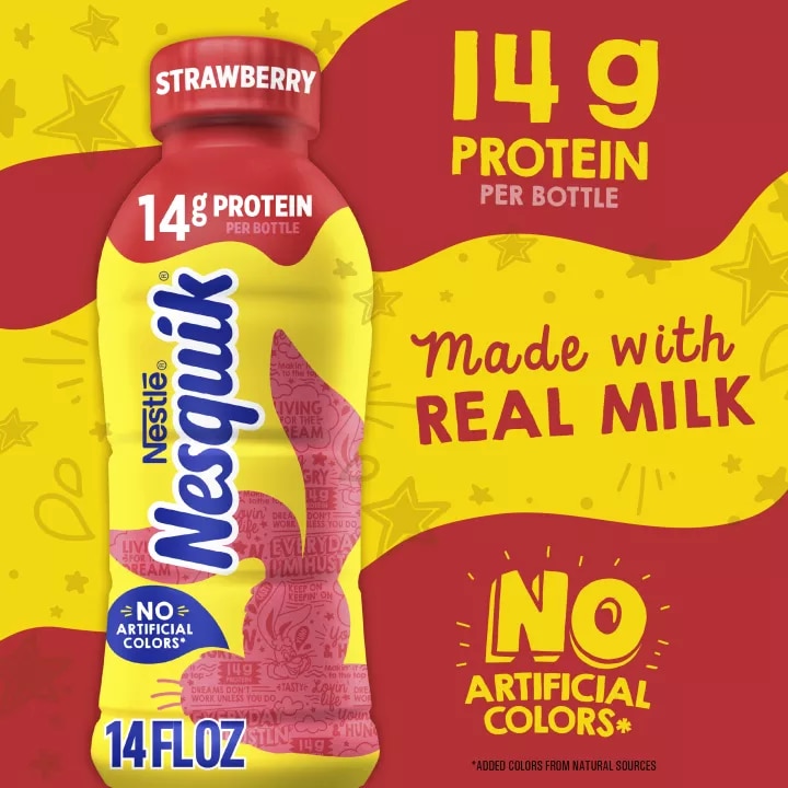 Strawberry Lowfat Milk