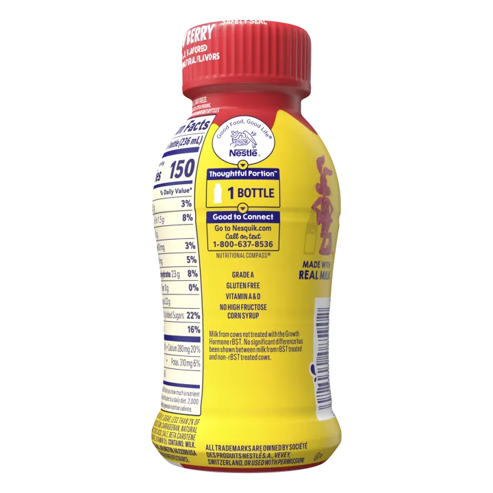 Strawberry Low-fat Milk