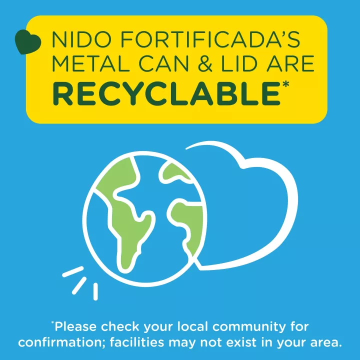NIDO Fortificada Bebida de Leche Entera en Polvo - 56.3 onzas