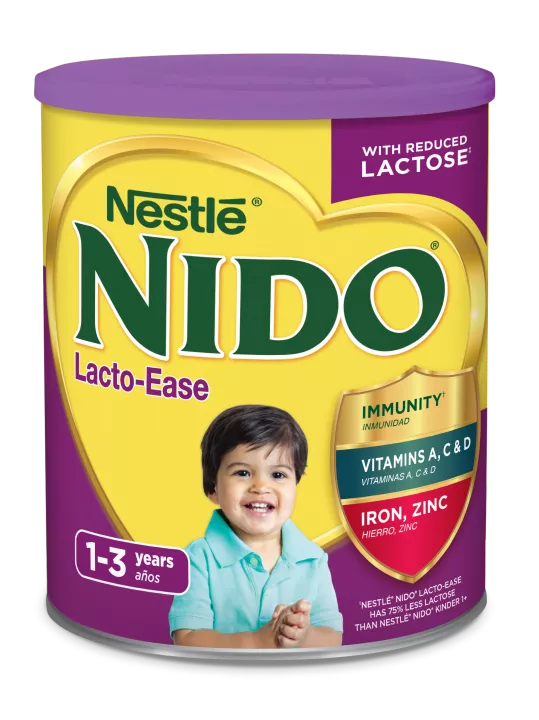 sentido Dureza La base de datos NIDO Lacto-Ease 1+ Toddler Milk 28.2 oz | Official Nestlé NIDO®