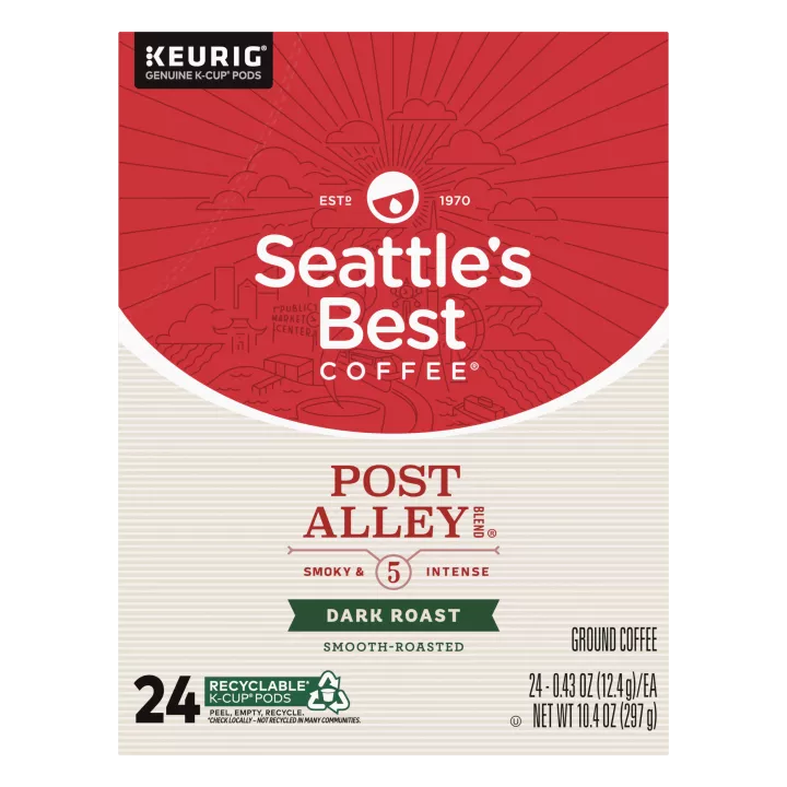 Post Alley Dark Coffee K-Cup, 24/Box Post Alley Dark Coffee K-Cup, 24/Box