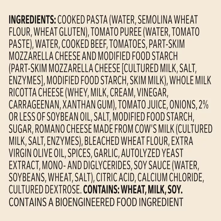  Lasagna Bake with Meat Sauce