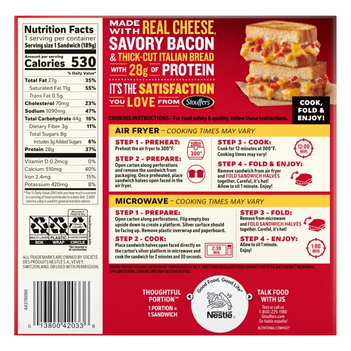 Melt-Fulls Cheddar Bacon Tomato