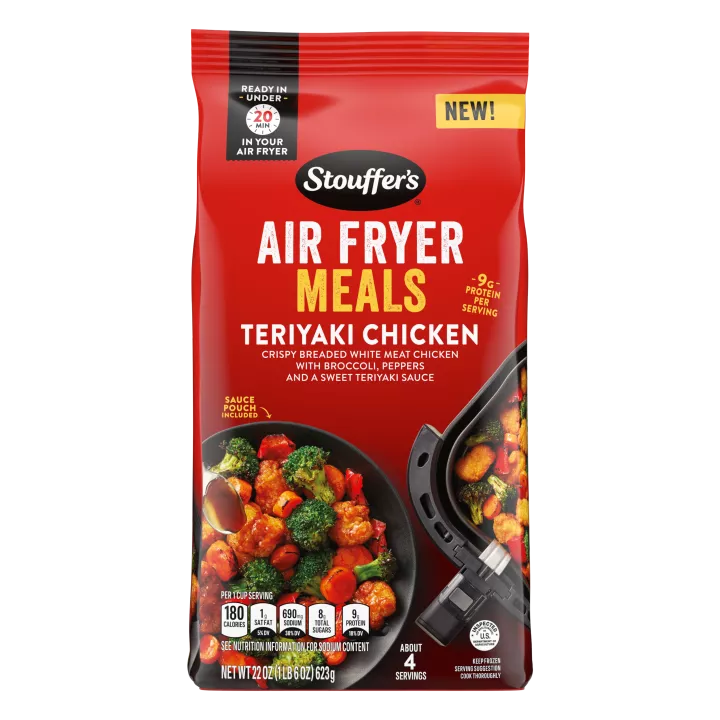 Air fryer teriyaki chicken top