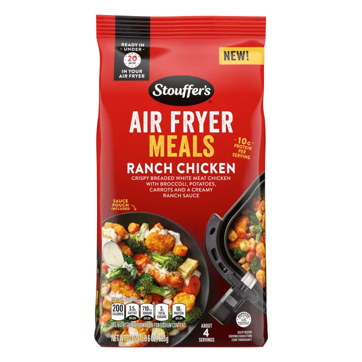 Frozen food in air fryer outlet