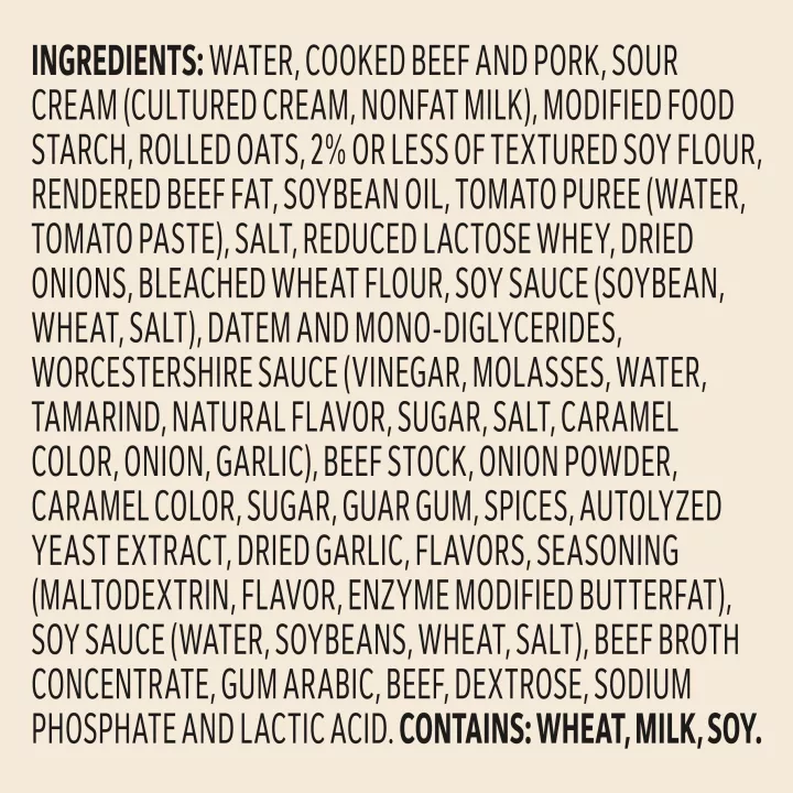 Swedish Style Sauce & Meatballs