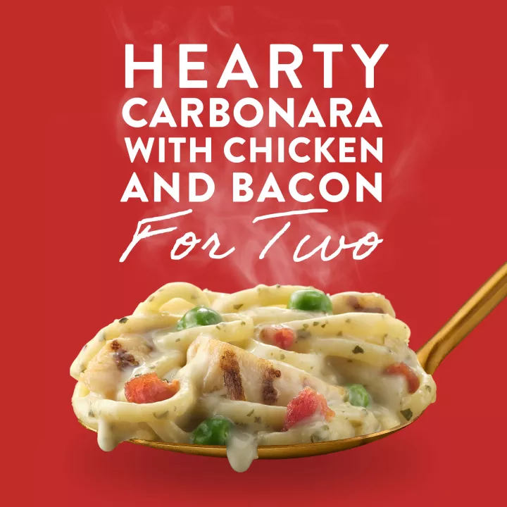 For Two Carbonara with Chicken and Bacon