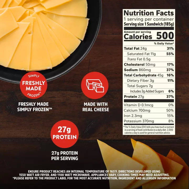 FIVE CHEESE GRILLED CHEESE MELT-FULL SANDWICH