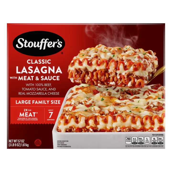 Lasagna with Meat & Sauce