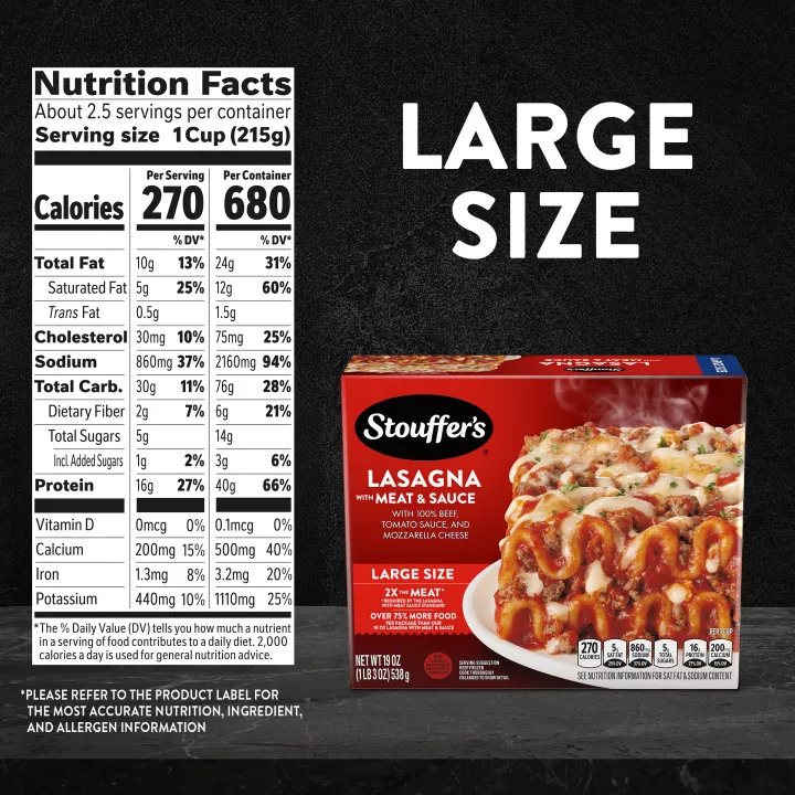 Lasagna with Meat & Sauce