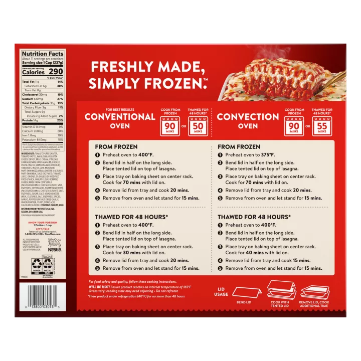 Five Cheese Lasagna