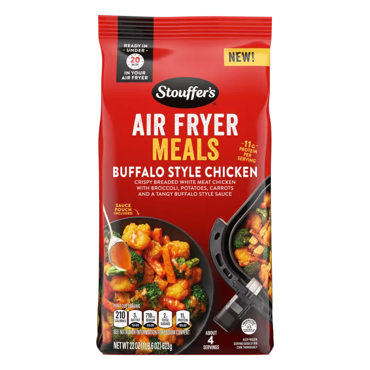 Air Fryer Buffalo Chicken Frozen Entree Official STOUFFER S