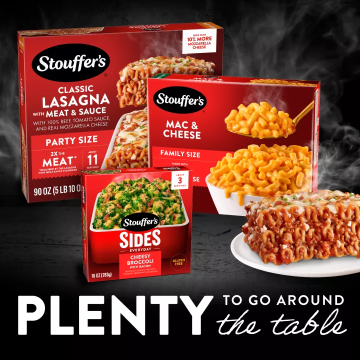 STOUFFER'S® Frozen Party Size Lasagna with Meat & Sauce