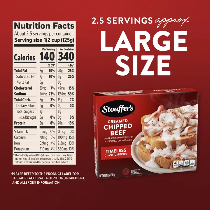 STOUFFER'S® Frozen Creamed Chipped Beef For One