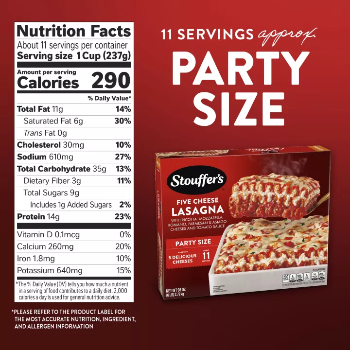Five Cheese Lasagna