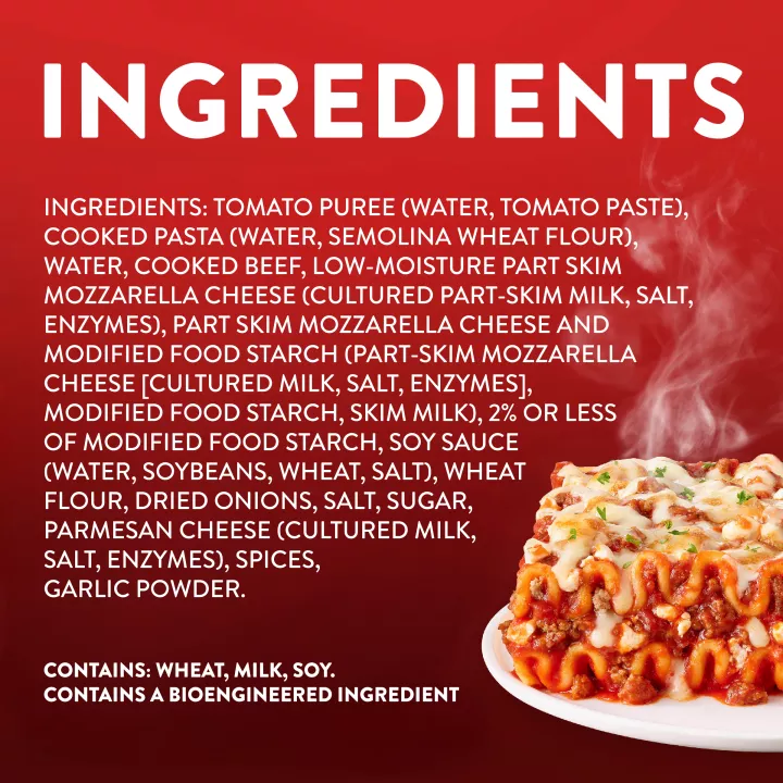 Lasagna with Meat & Sauce