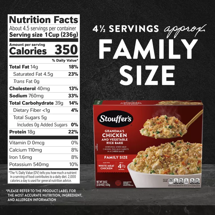 Grandma's Chicken & Vegetable Rice Bake