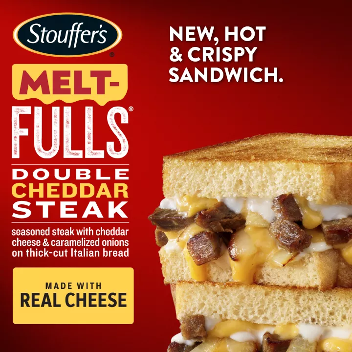 Double Cheddar Steak Melt-Fulls Sandwich