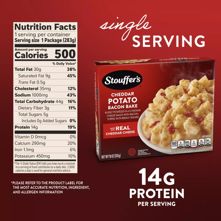 Cheddar Potato Bacon Bake