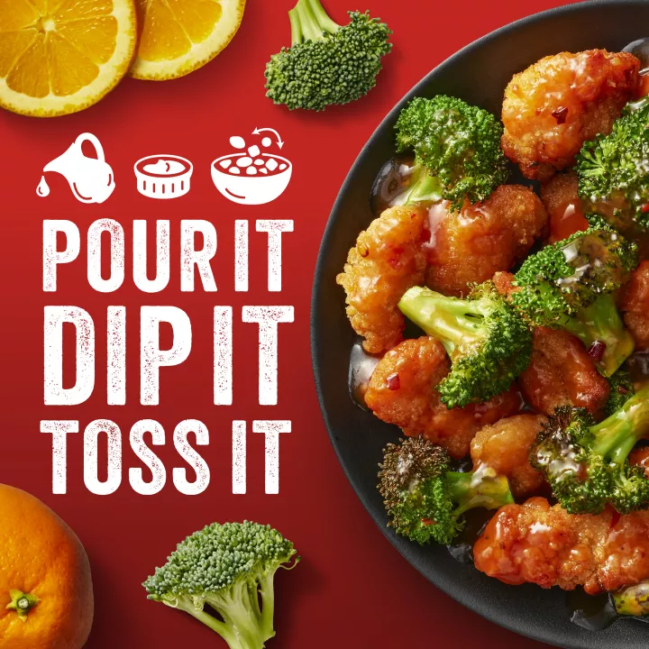 Air Fryer Orange Chicken Frozen Entrée