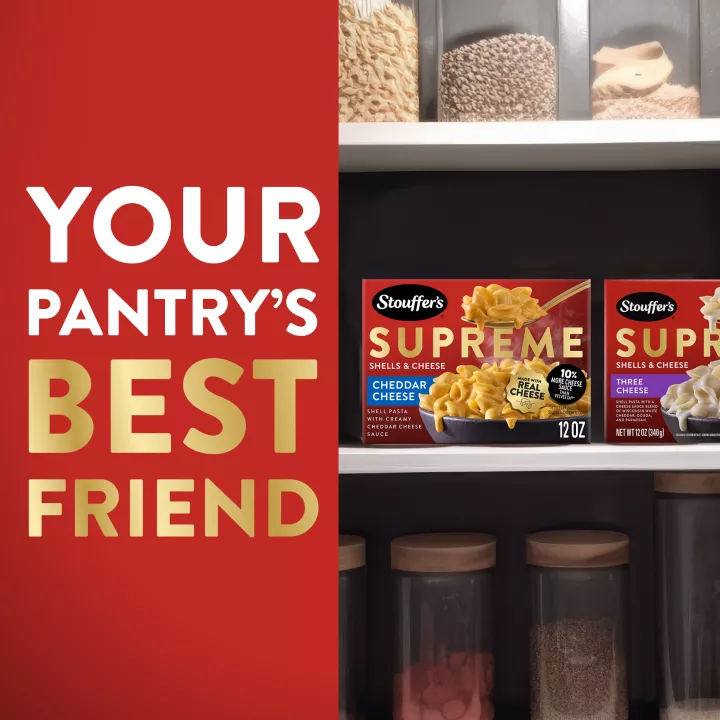 STOUFFER'S Supreme Cheddar Shells & Cheese