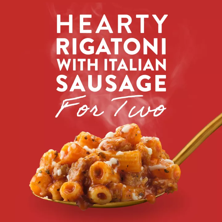 For Two Rigatoni with Sausage