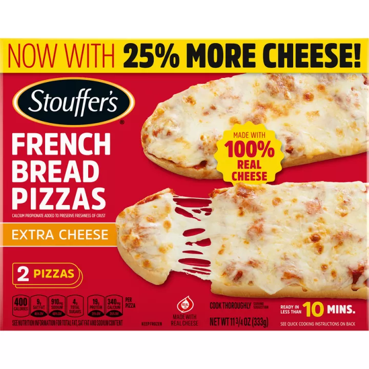 Toeval haat Zelden Extra Cheese French Bread Frozen Pizza | Official STOUFFER'S®