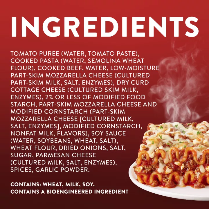 Lasagna with Meat & Sauce