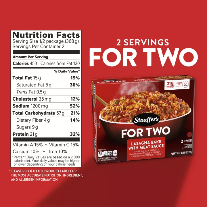  Lasagna Bake with Meat Sauce