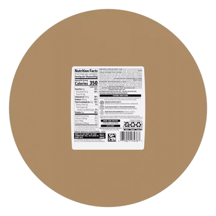 Sausage & Mushroom Pizza