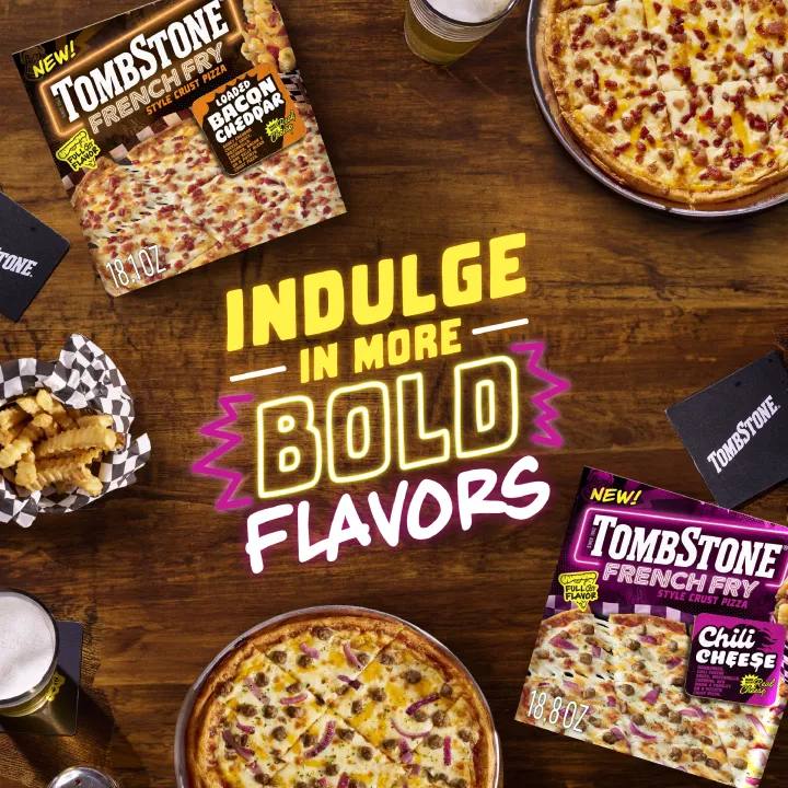 French Fry Style Crust Chili Cheese Frozen Pizza