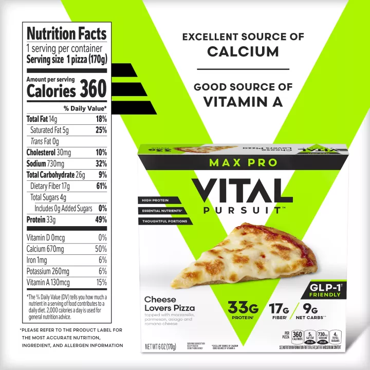 VITAL PURSUIT™ Max Pro Cheese Lovers Pizza