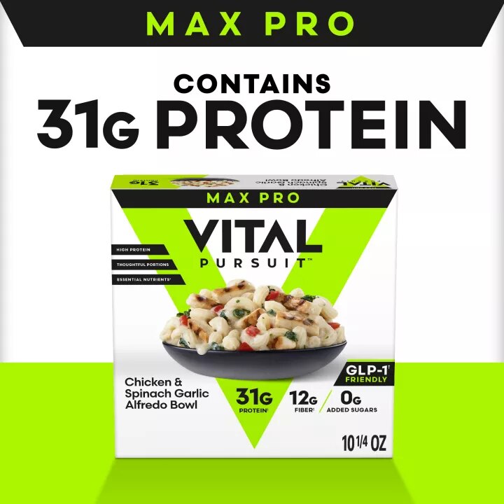 Max Pro Chicken & Spinach Garlic Alfredo | Official VITAL PURSUIT™