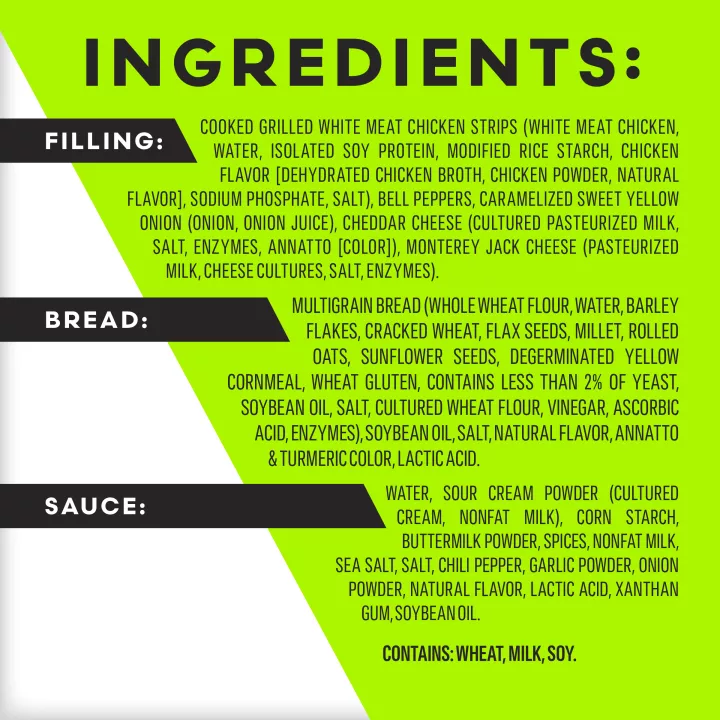 Vital Pursuit™ Southwest Style Chicken Fajita Sandwich Melt