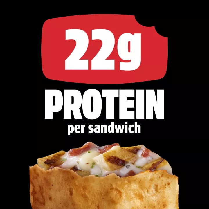 High Protein Chicken Bacon Melt