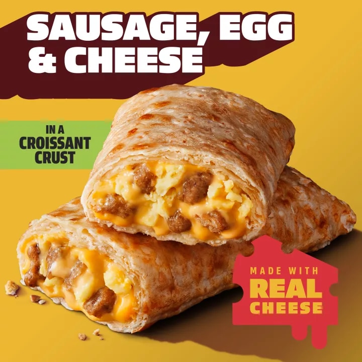 Sausage, Egg & Cheese Croissant Crust