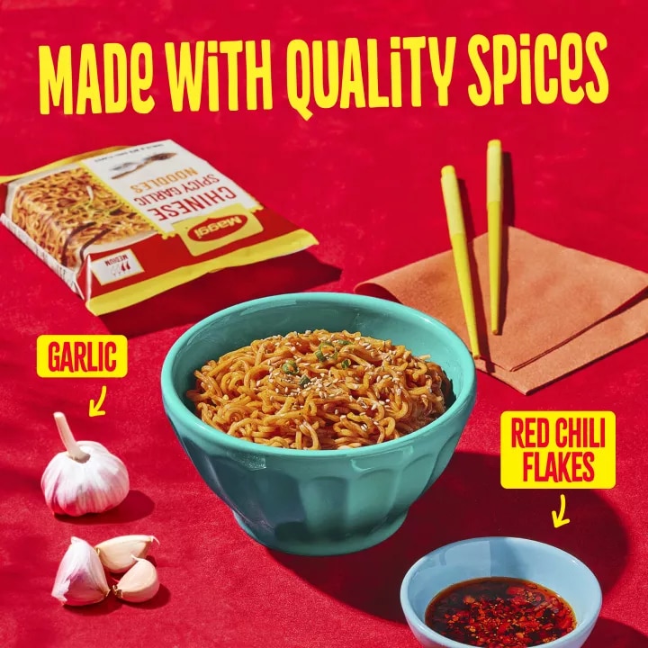 Chinese Spicy Garlic Noodles