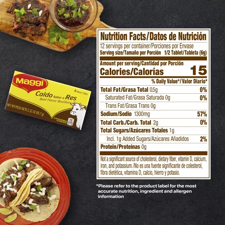 Beef Bouillon 6 Hard Tablets
