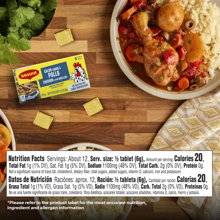 Chicken Flavor Bouillon 6 Tablets