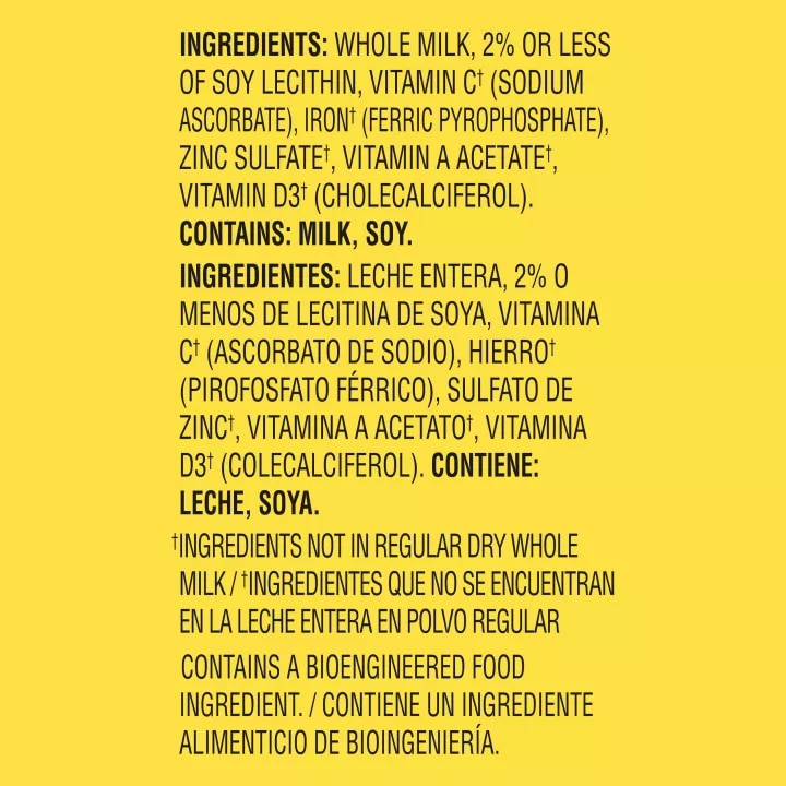 Fortificada Dry Whole Milk