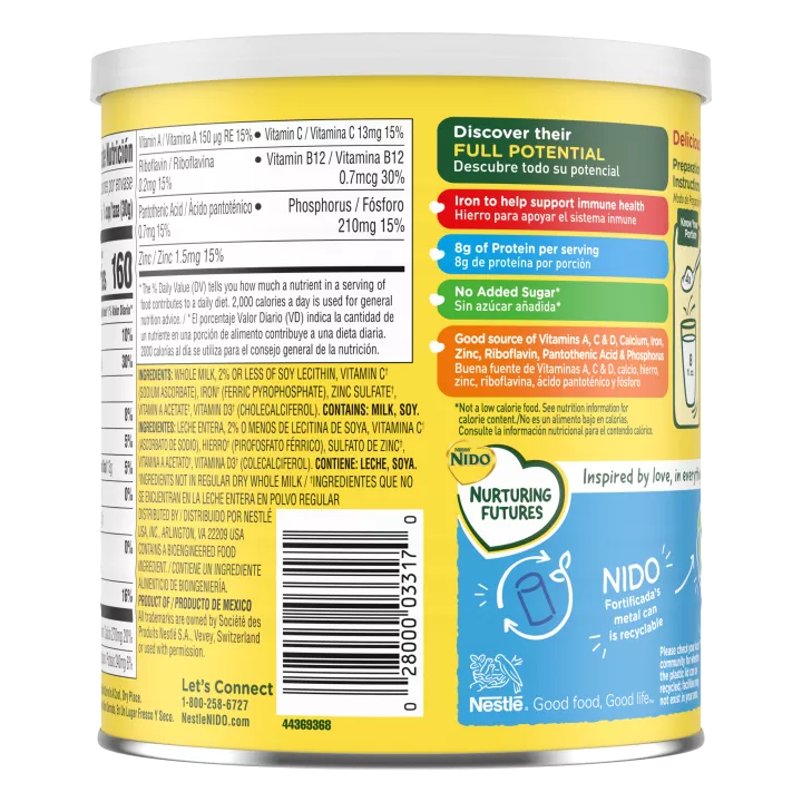 Fortificada Dry Whole Milk