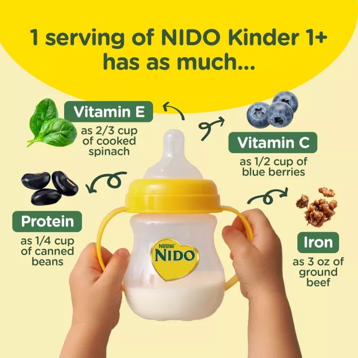 NIDO Kinder 1+ Bebida láctea para niños pequeños