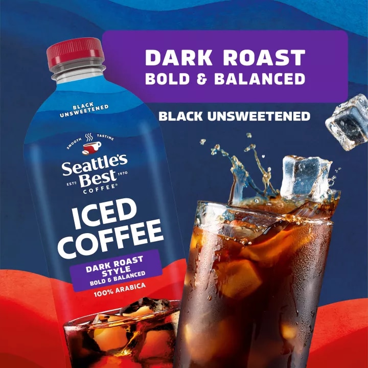 Dark Roast Style Black Unsweetened Iced Coffee