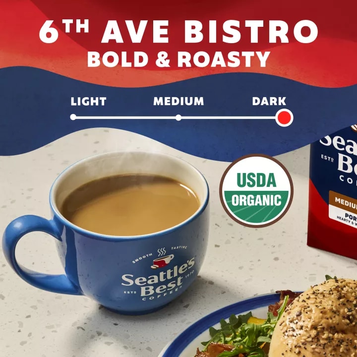 Organic 6th Ave Bistro Dark Roast
