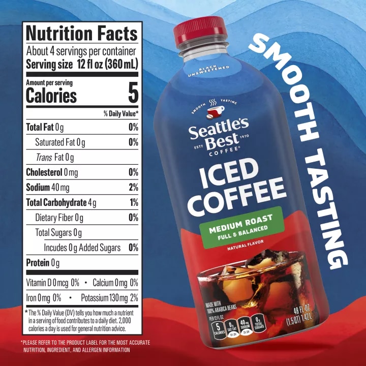 Medium Roast Black Unsweetened Iced Coffee