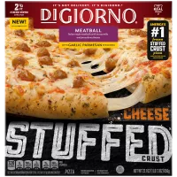 DIGIORNO's Meatball cheese stuffed-crust frozen pizza box