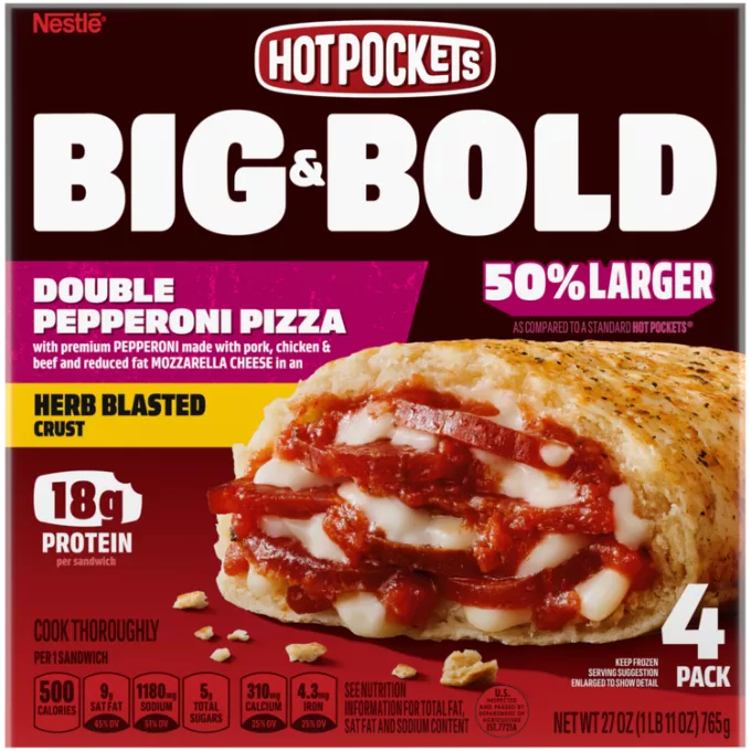 Hot Pocket Pepperoni Pizza Sandwiches Box 12pk - 54 Oz - Safeway