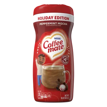 Front image of Coffee Mate Peppermint Mocha Creamer Powder