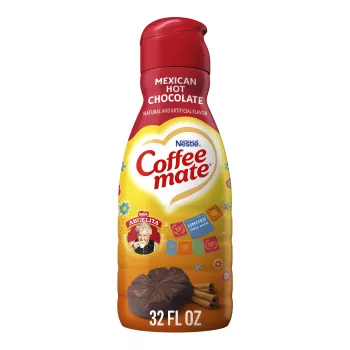Imagen frontal del creamer sabor Abuelita Mexican Hot Chocolate de Coffee mate
